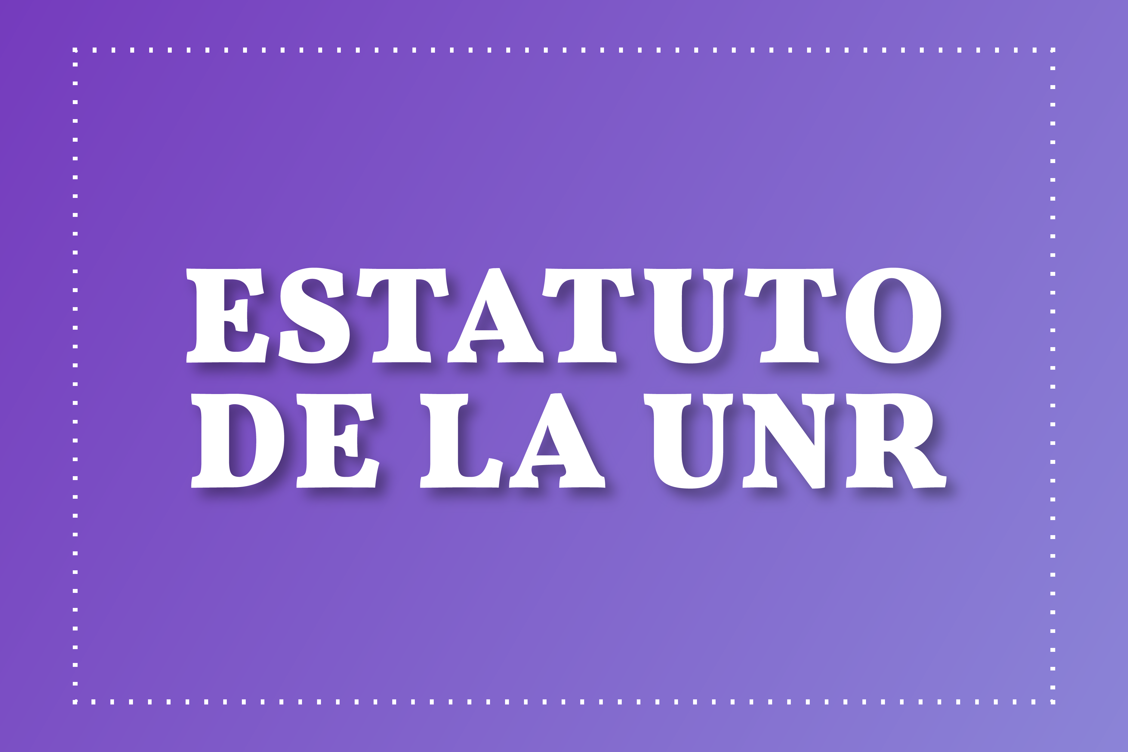 Estatuto de la UNR
