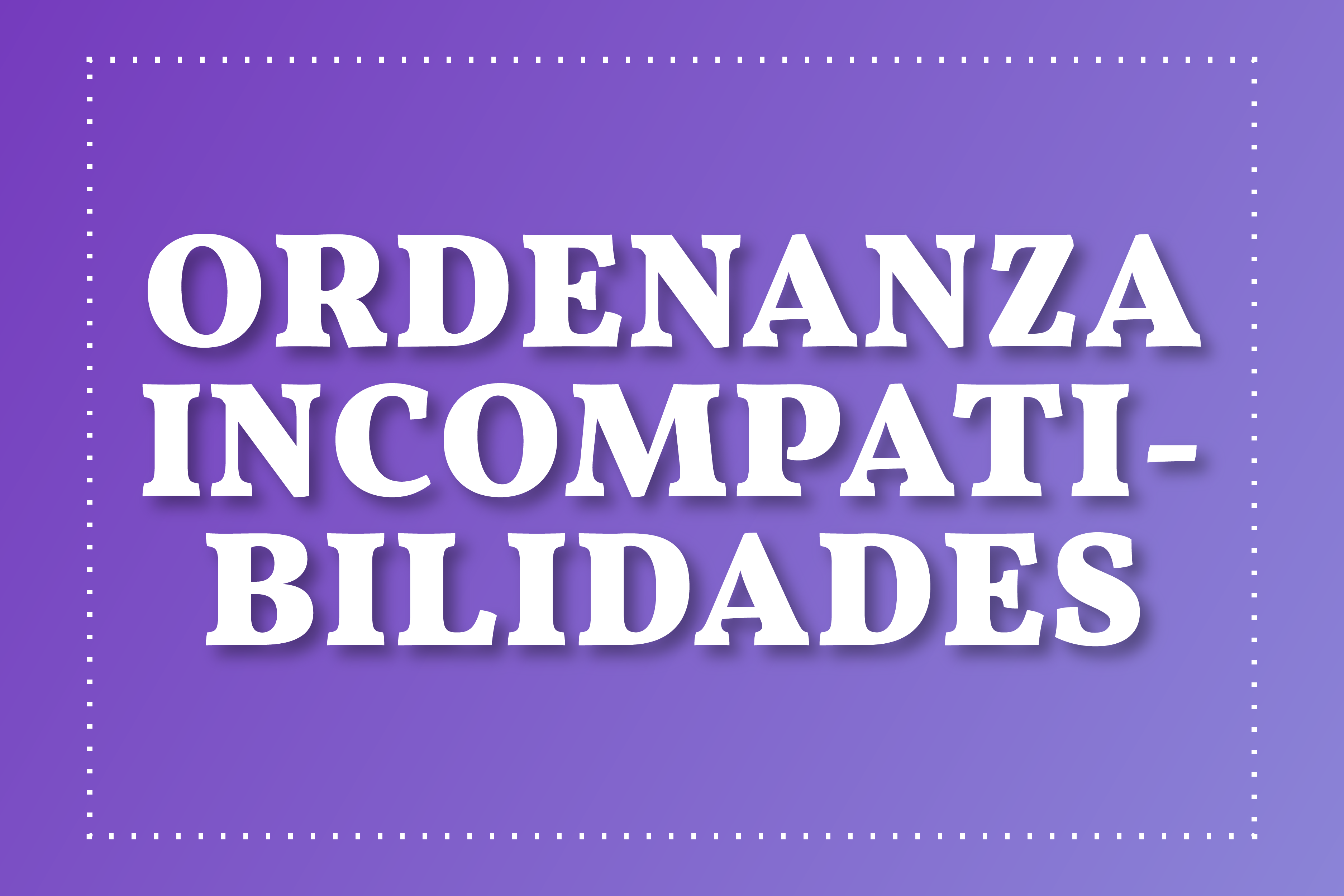 Incompatibilidades