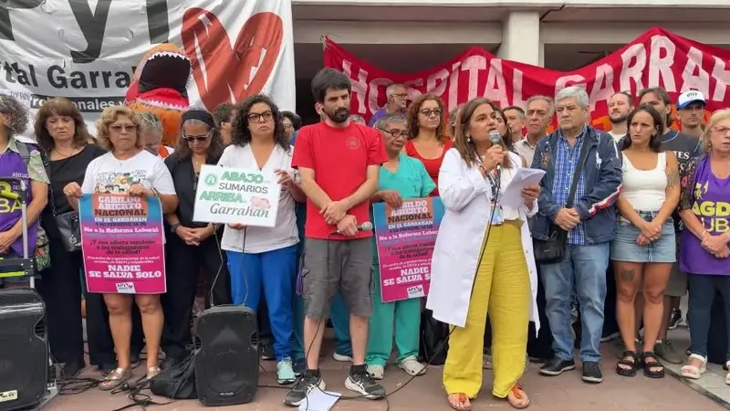 El Gobierno Nacional persigue y quiere despedir a 10 trabajadorxs del Garrahan