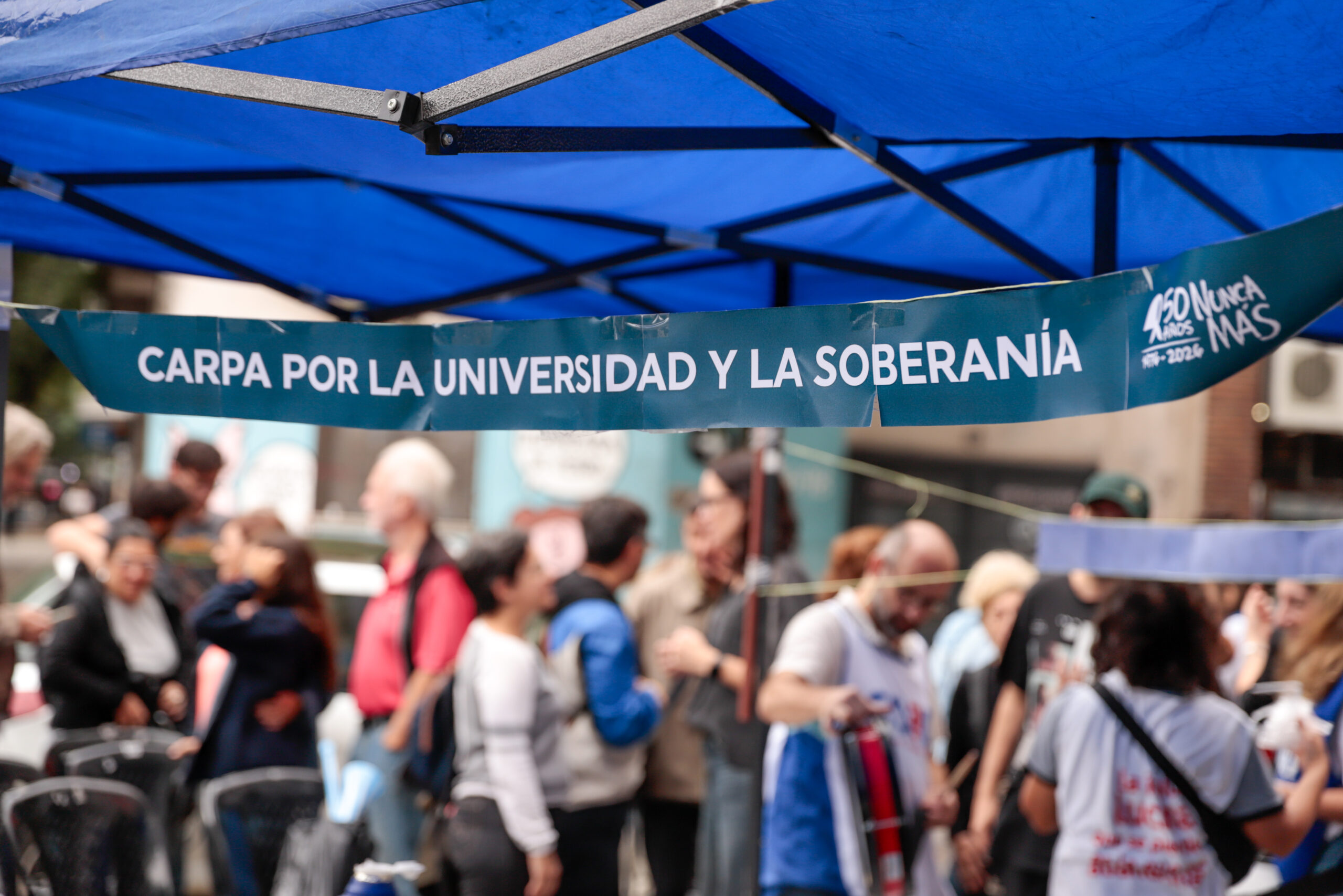 Carpa itinerante por la Universidad y la soberanía